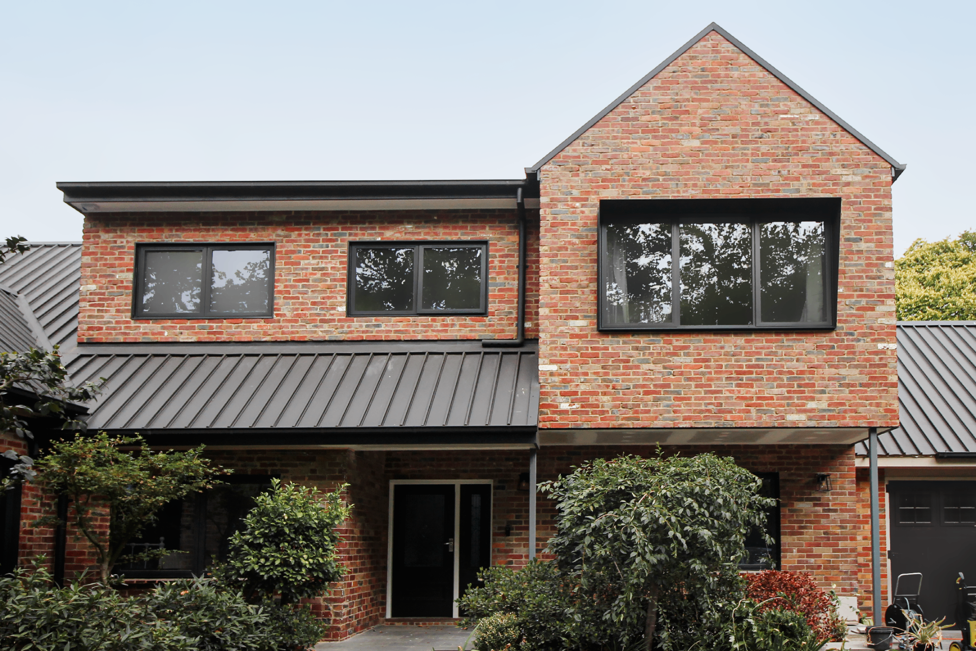 Custom home exterior by JSG Construct