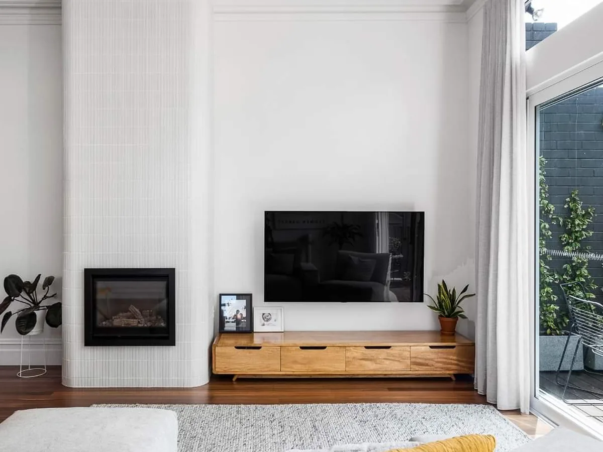 Renovated living room at Clyde Street